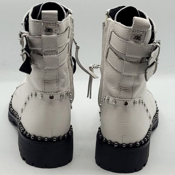 Sam Edelman Women's Jennifer Bright White Leather Size 5M - Picture 7 of 16